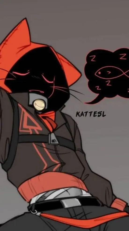 ai character: ★Black cat★ background