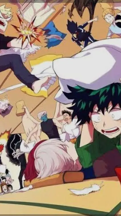 ai character: mha sleepover  background