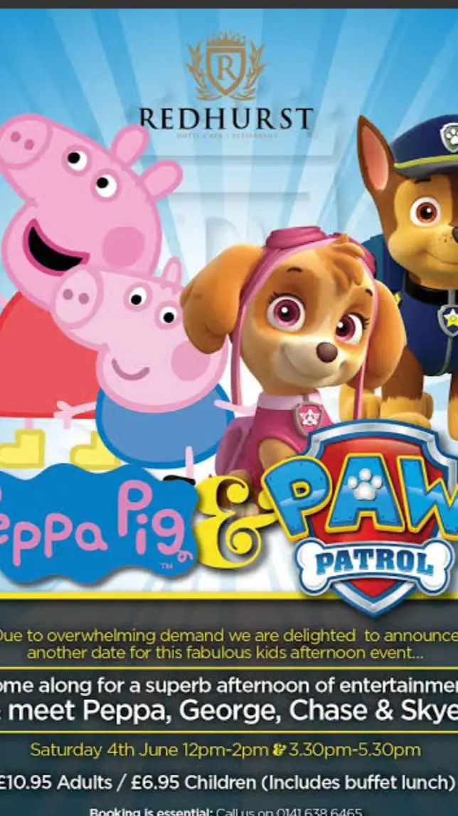 ai character: Peppa pig collab background