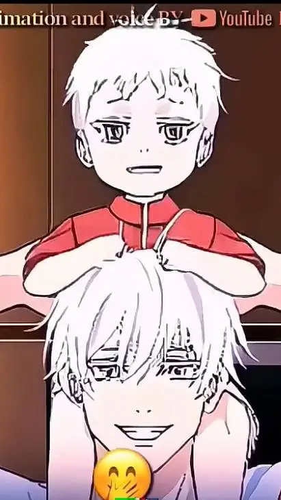 ai character: gojo &baby gojo background