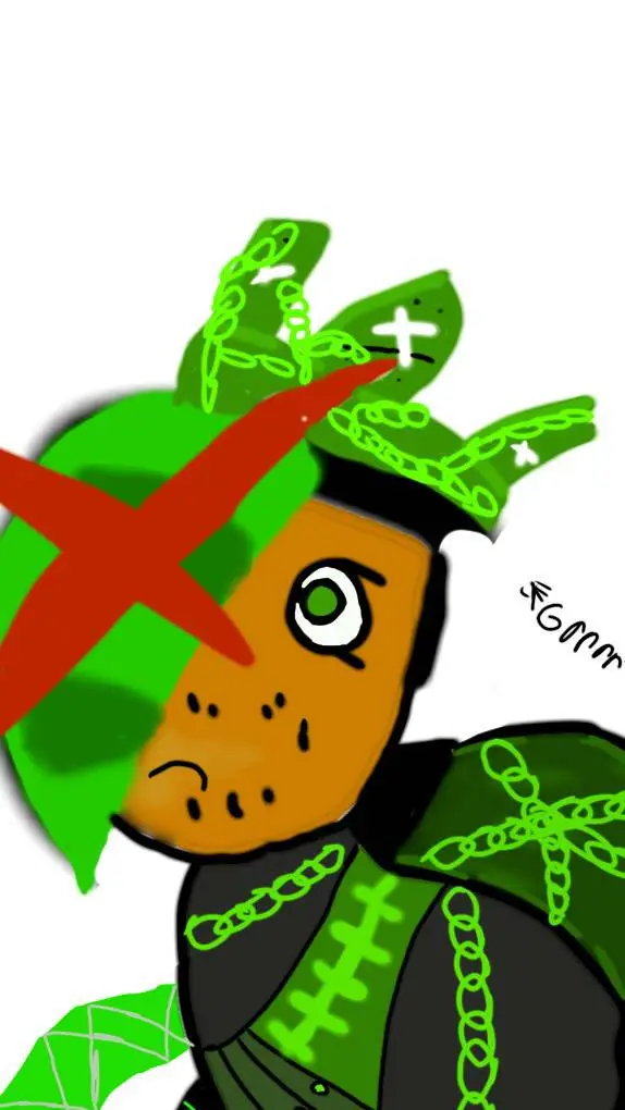 ai character: hacklord gubby  background