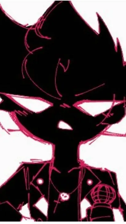 ai character: Red Void background