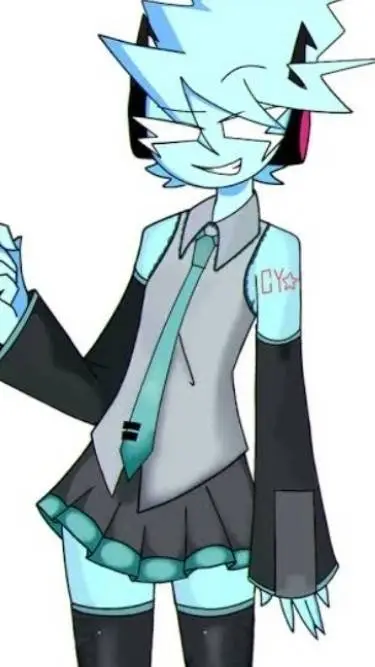 ai character: Miku Lectro background