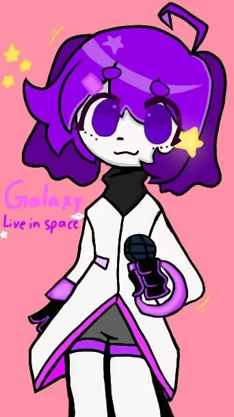 ai character: Galaxy🌌 background