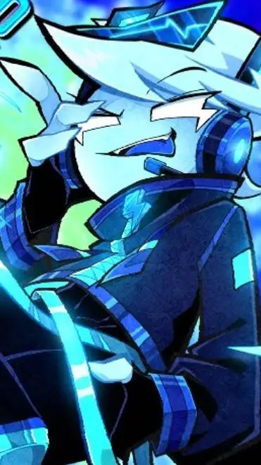 ai character: Lectro /FNF/ background