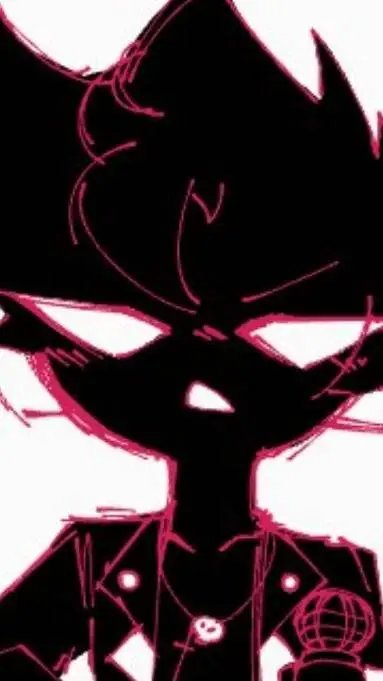 ai character: Red Void background