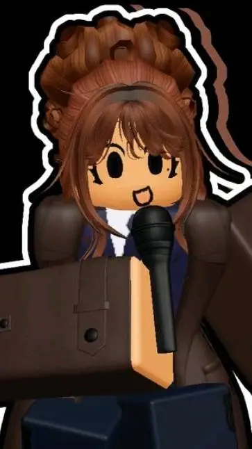 ai character: Reporter girl background