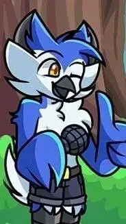 ai character: Aded Blu background