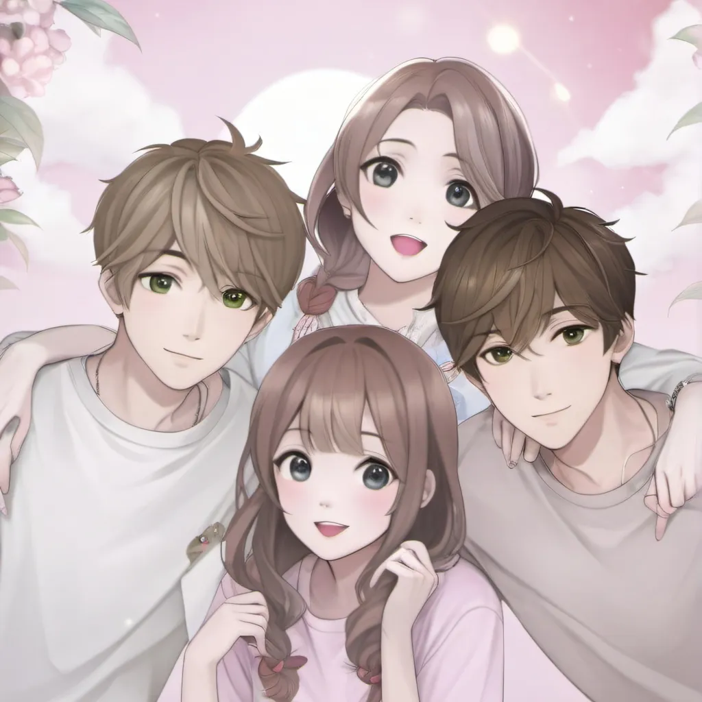 chat with ai character: Friend group