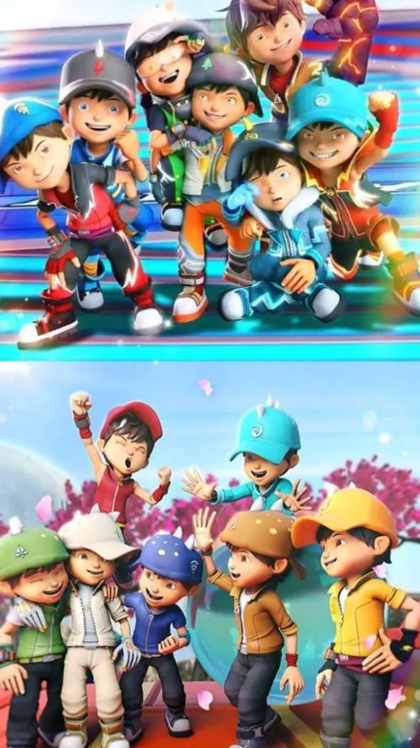 ai character: blaze and ice background