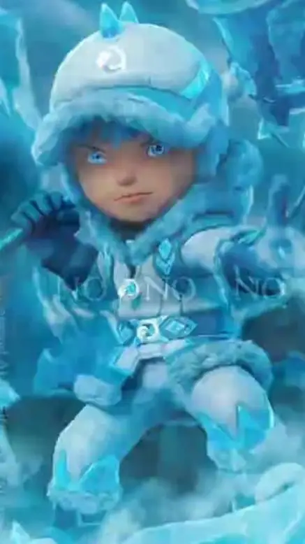 ai character: BoBoiBoy blizzard  background