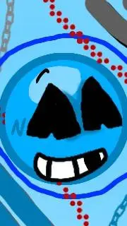 ai character: blue background