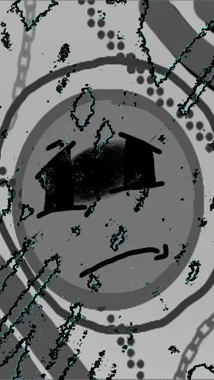 ai character: gray background