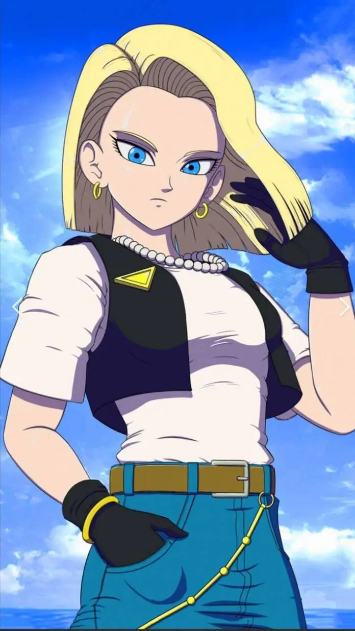 ai character: Androide 18 background