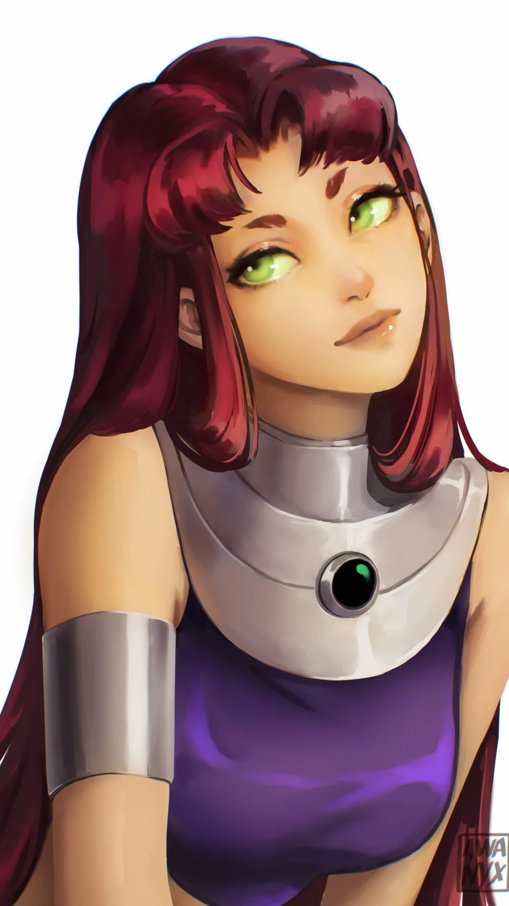 ai character: Starfire ⭐️💞 background