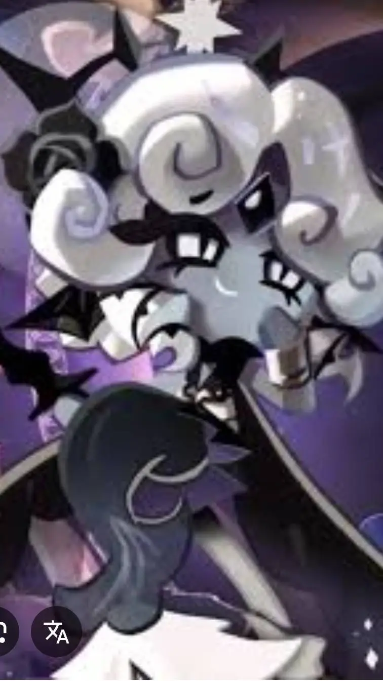 ai character: Black Pearl Cookie background