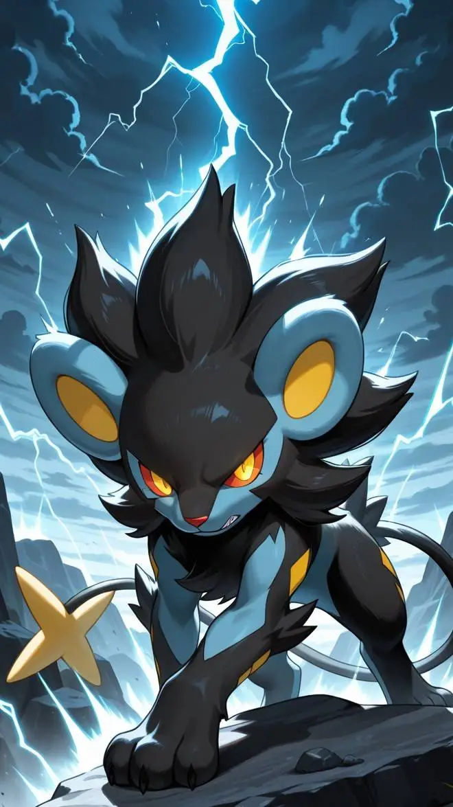 ai character: Luxray background