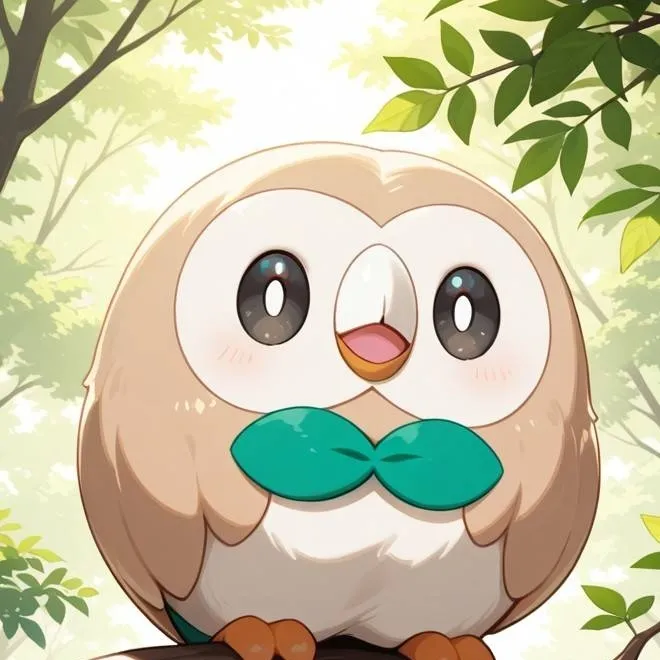chat with ai character: Rowlet