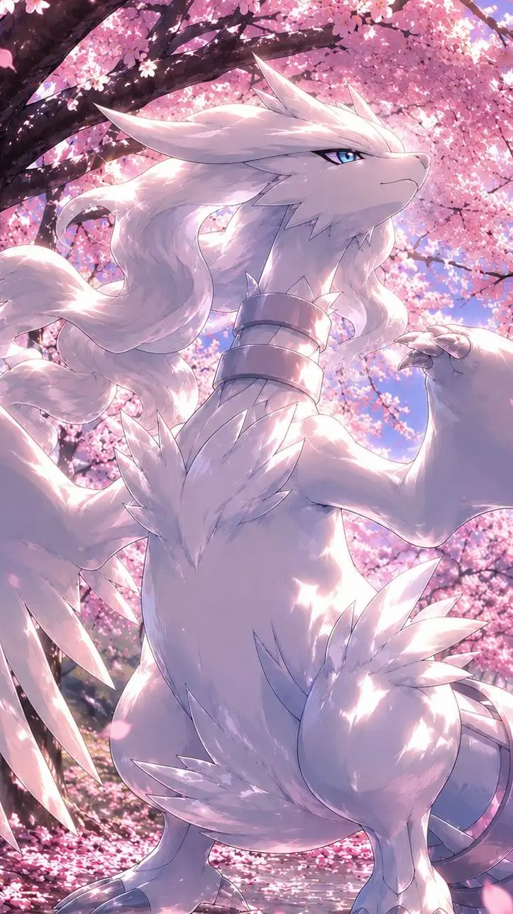 ai character: Reshiram  background