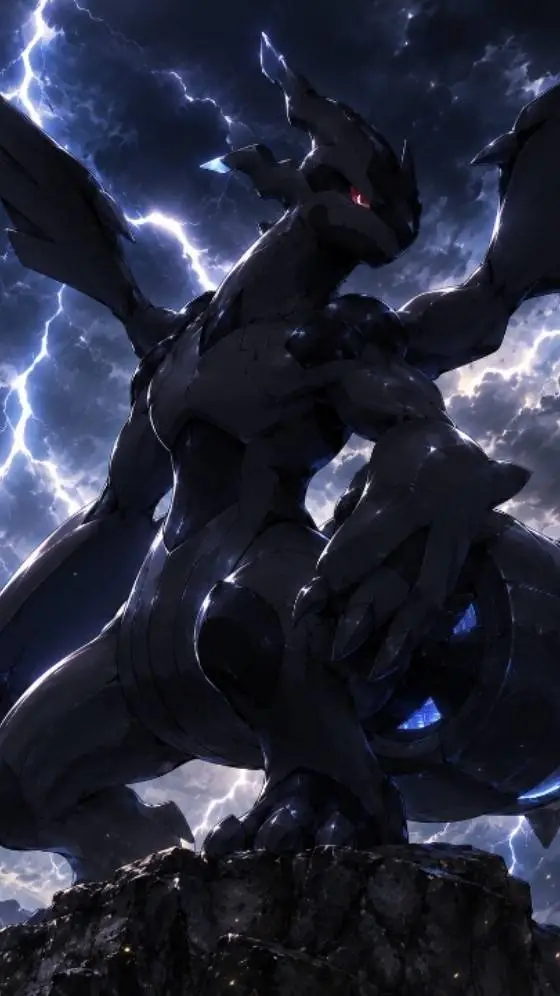 ai character: Zekrom  background