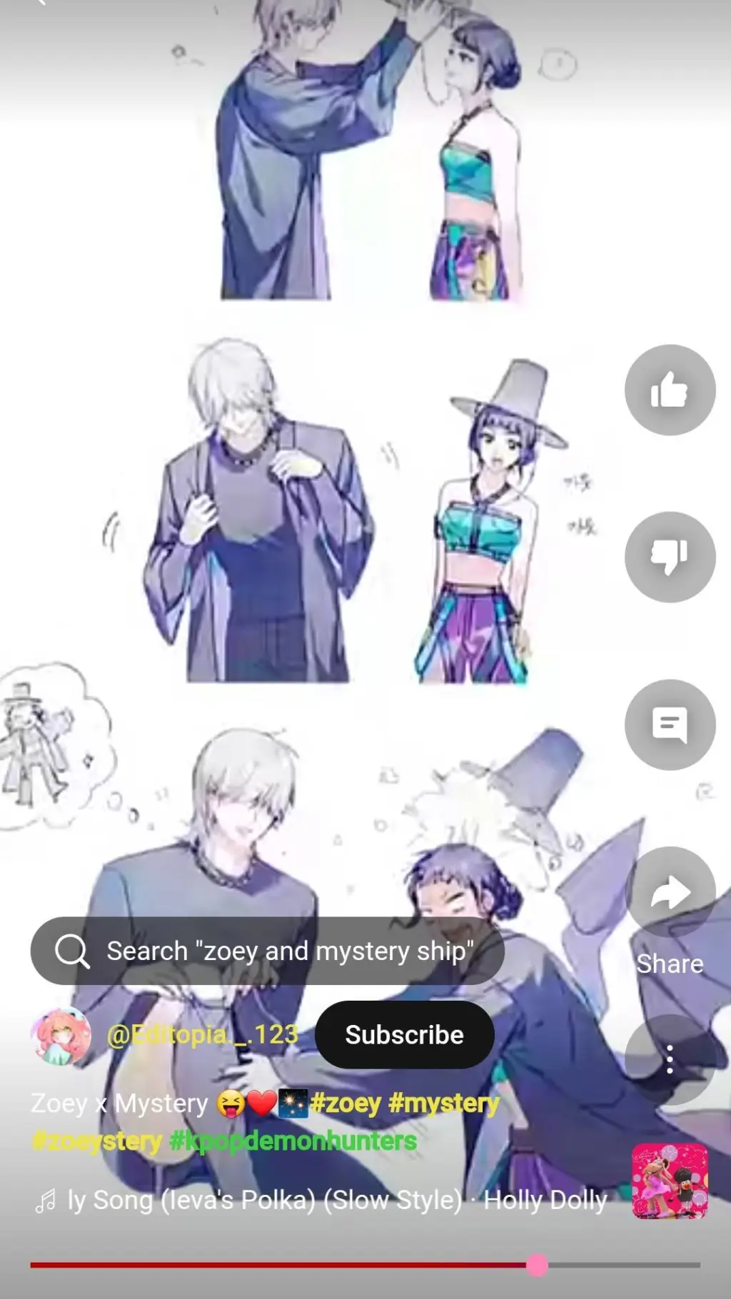 ai character: zoeystry  background