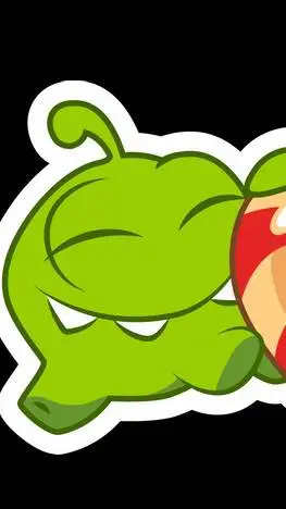 ai character: Om Nom  background