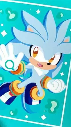 ai character: 🤍Silver🤍 background