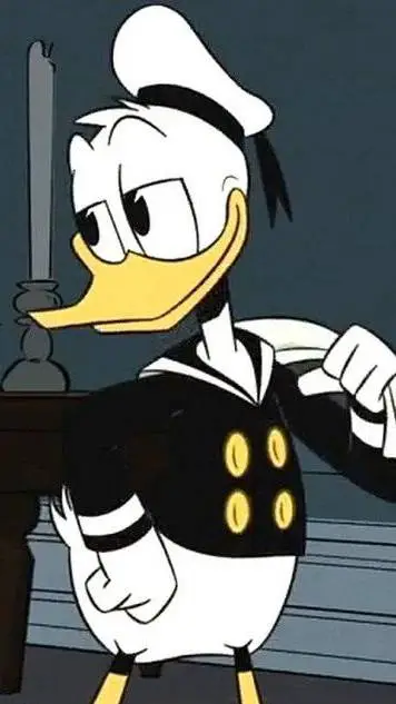 ai character: 💙🤍Donald🤍💙 background