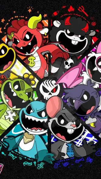 ai character: Nightmare critters background