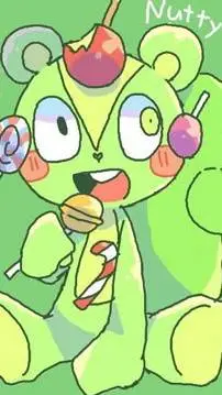 ai character: 💚Nutty💚 background