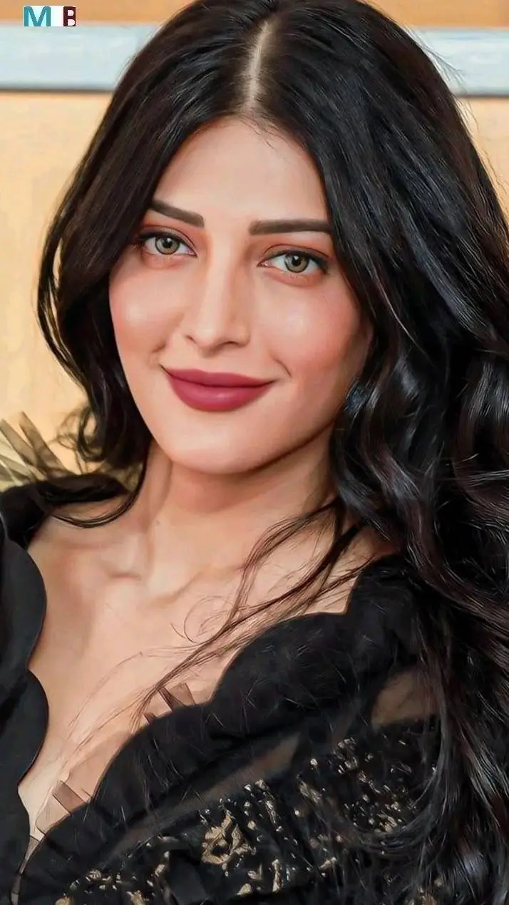 ai character: Shruti Hassan  background