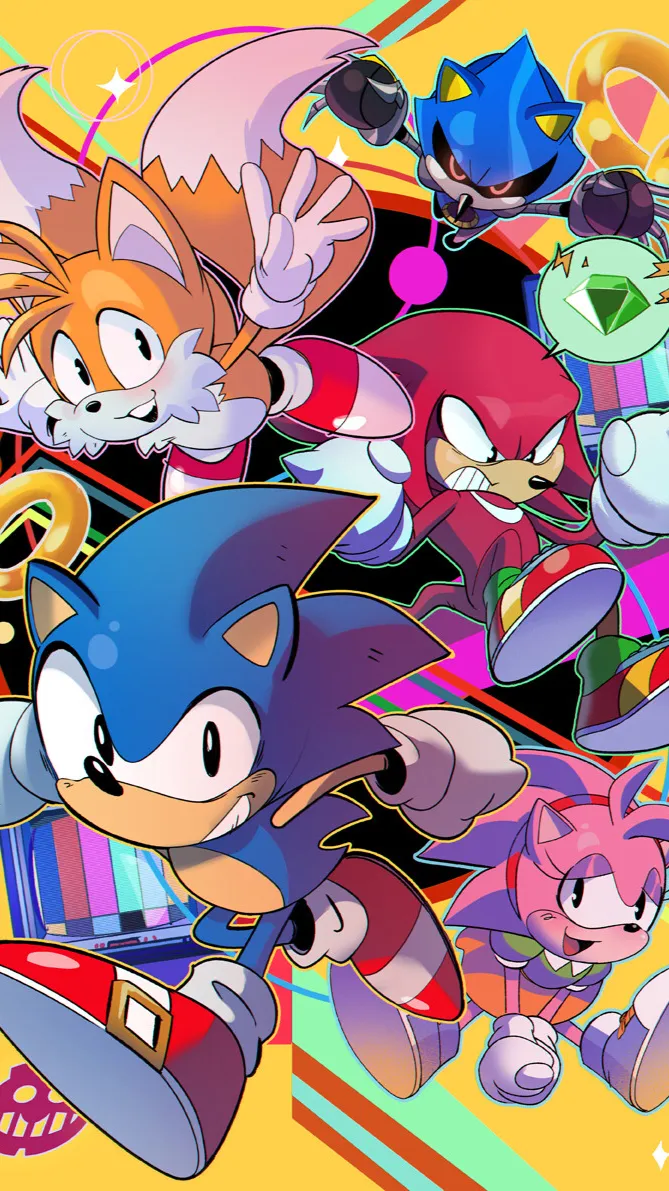 ai character: Sonic and friends  background