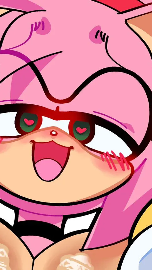 ai character: Amy Rose WIP background