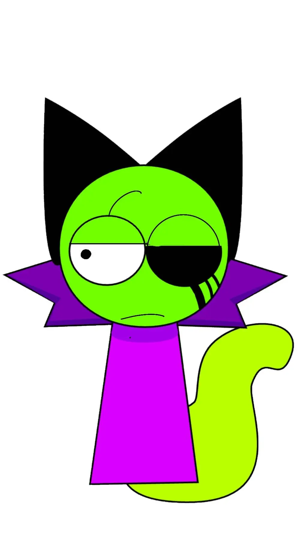 ai character: chill acid background