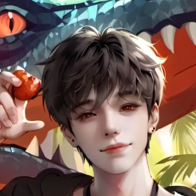chat with ai character: tayvin the dino