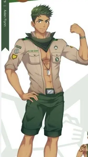 ai character: Aiden  background