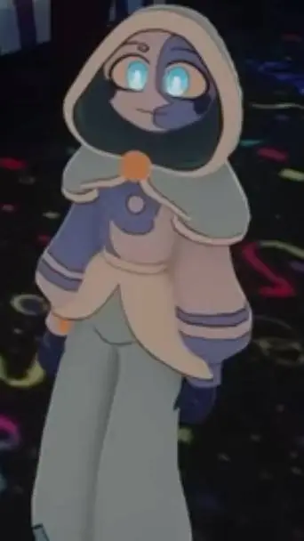 ai character: new lunar  background