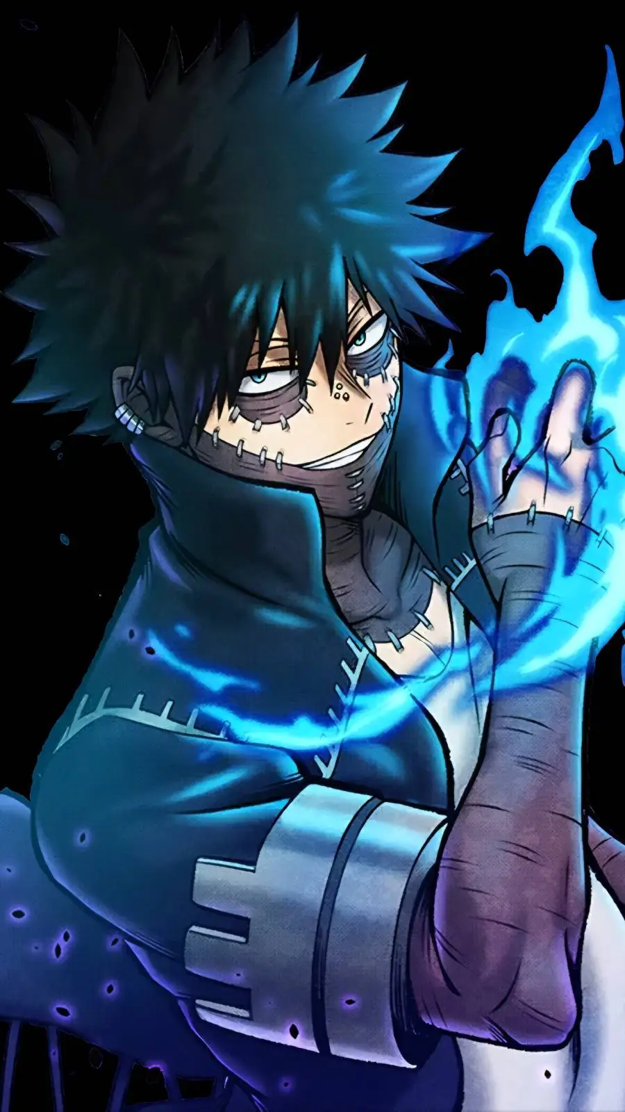 ai character: dabi  background