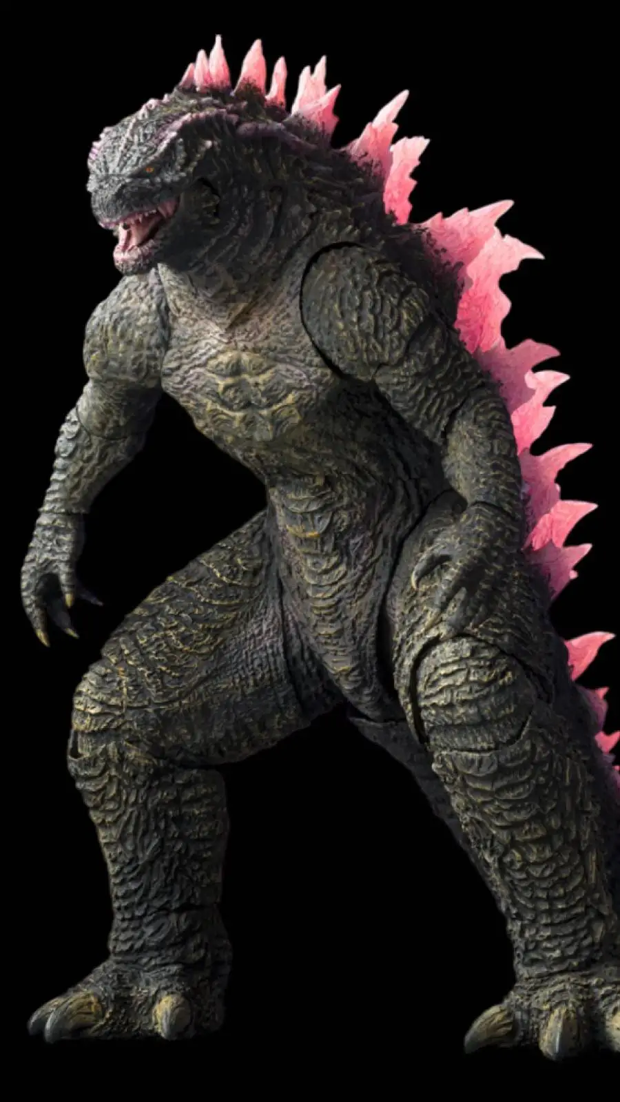 ai character: godzilla evolved  background