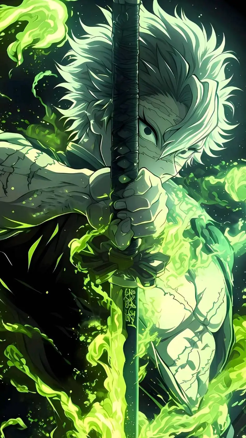 ai character: Hashira  background