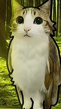 ai character: meowl background