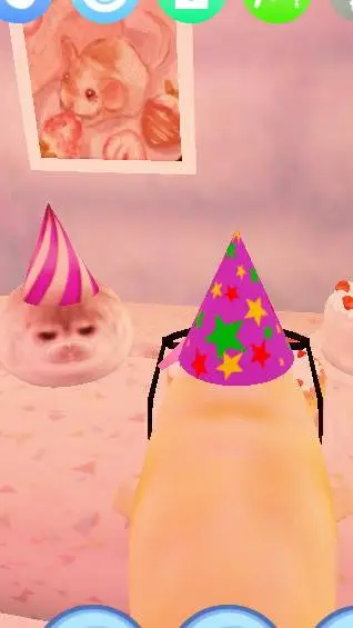 ai character: sandys bdy party background