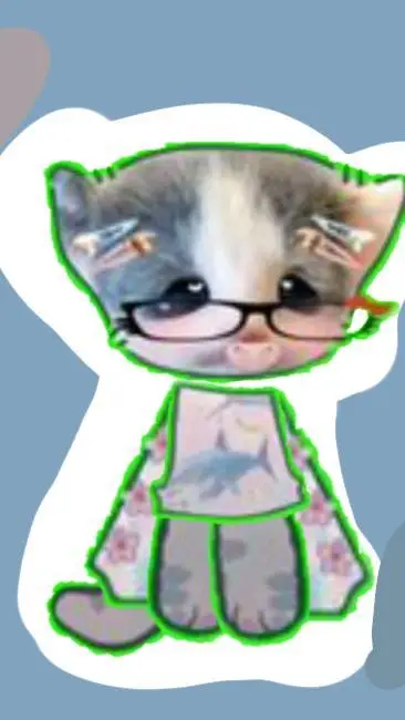 ai character: sharky background