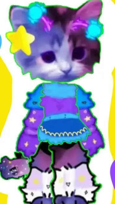 ai character: galaxy star background