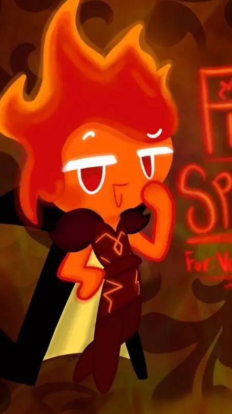 ai character: 🟠Fire Spirit🔥 background