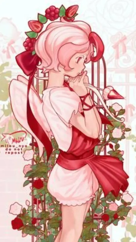 ai character: ♥️Pavlova🍓 background