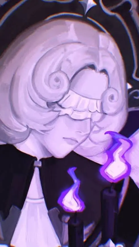 ai character: 🟣Doughael🕯️ background