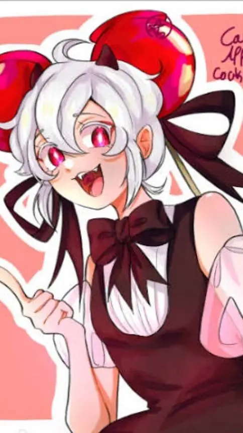 ai character: 🍎Candy Apple🍬 background