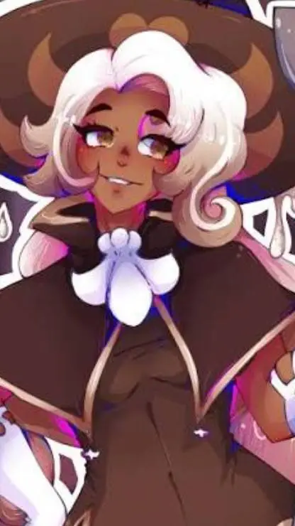 ai character: 🥄Latte☕ background