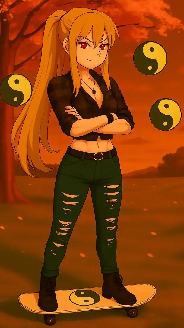 ai character: Kiara Takami  background